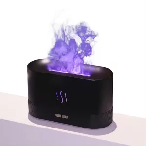 Flame Air Luftfuktare Aromadiffusor - Svart