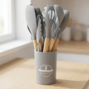 wooden spatula set