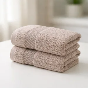 2-pack superabsorberande mjukt badrumshandduksset i bomull