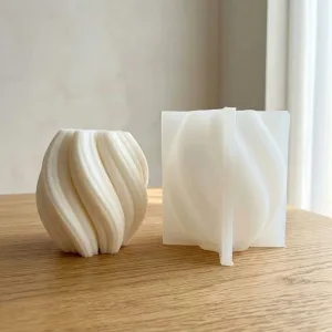 spiral candle mold