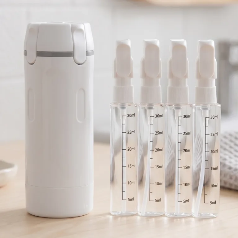4 in 1 travel dispenser bottle