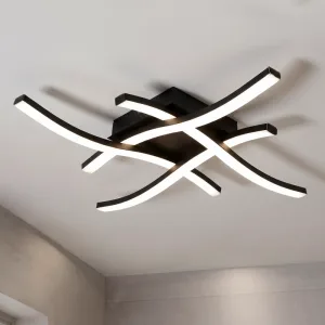 Modern taknära LED-ljuskrona för takbelysning