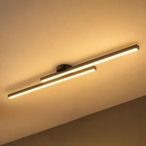 Minimalistisk dimbar LED-taklampa i järnlist för infälld montering med fjärrkontroll