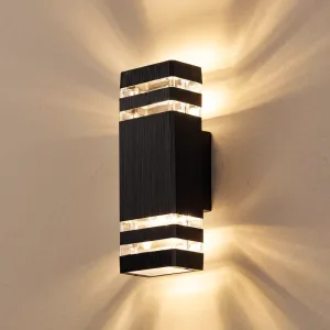Snygg dimbar LED-vägglampa med skärm