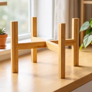 wooden plant stand, wooden flower pot holder, wooden plant pot stand
